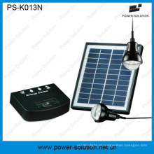 Sistema de energia Solar Mini portátil 4W para zonas rurais iluminação